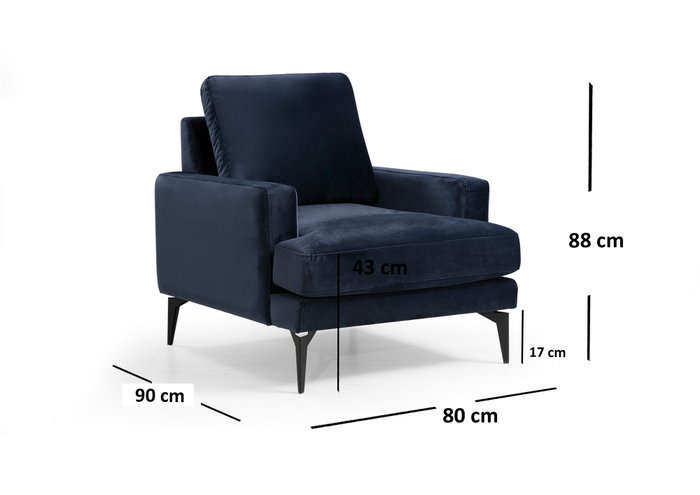 Atelier Del Sofa Papira Armchair - Azul marino Atelier Del Sofa Papira Armchair - Azul marino